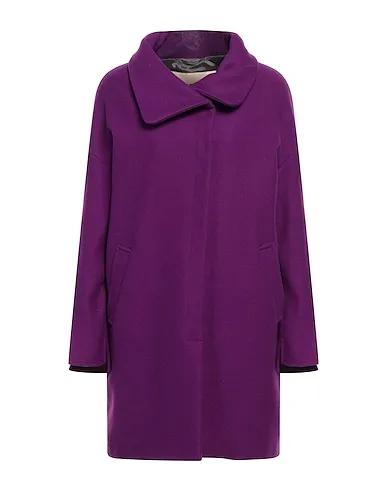 Deep purple Flannel Coat