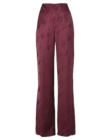 Deep purple Jacquard Casual pants
