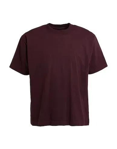 Deep purple Jersey T-shirt OVERSIZED ORGANIC T-SHIRT
