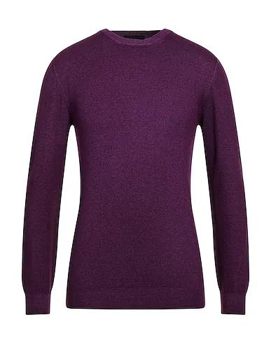 Deep purple Knitted Sweater