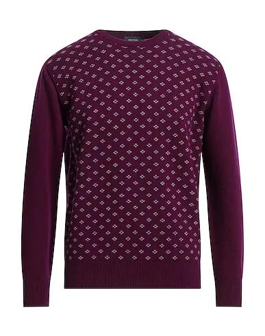 Deep purple Knitted Sweater