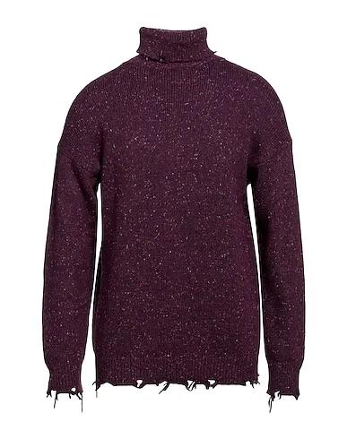 Deep purple Knitted Turtleneck