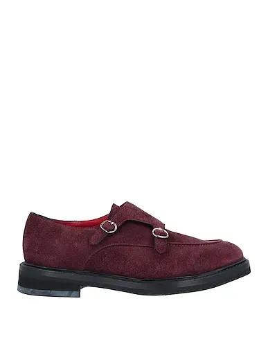 Deep purple Leather Loafers