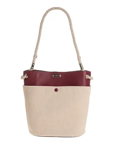 Deep purple Leather Shoulder bag