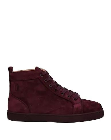 Deep purple Leather Sneakers