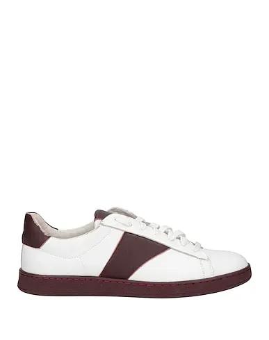 Deep purple Leather Sneakers