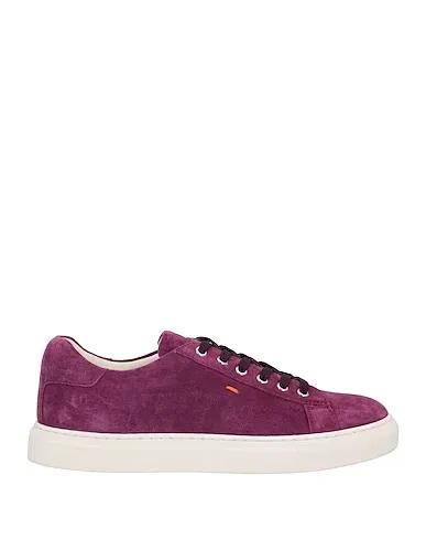 Deep purple Leather Sneakers