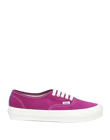 Deep purple Leather Sneakers