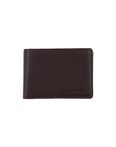 Deep purple Leather Wallet
