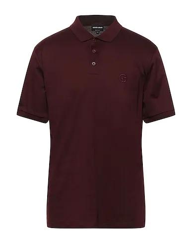 Deep purple Piqué Polo shirt