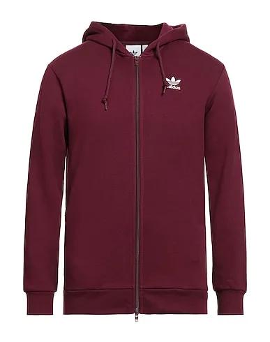 Deep purple Sweatshirt Hooded sweatshirt