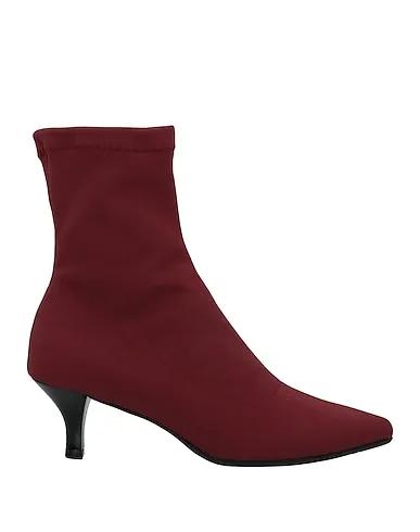 Deep purple Synthetic fabric Ankle boot