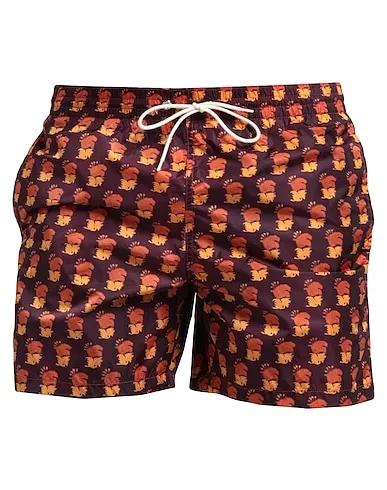 Deep purple Techno fabric Swim shorts