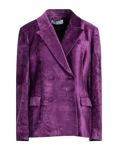 Deep purple Velvet Blazer