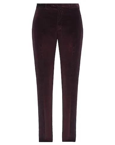 Deep purple Velvet Casual pants