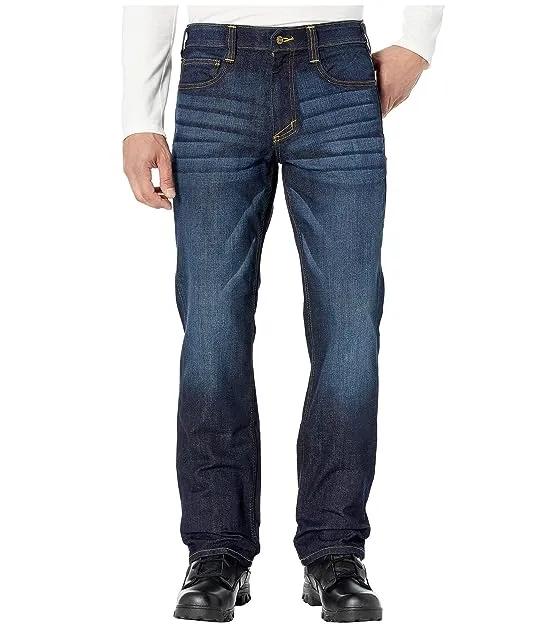 Defender-Flex Jeans Straight in Dark Wash Indigo