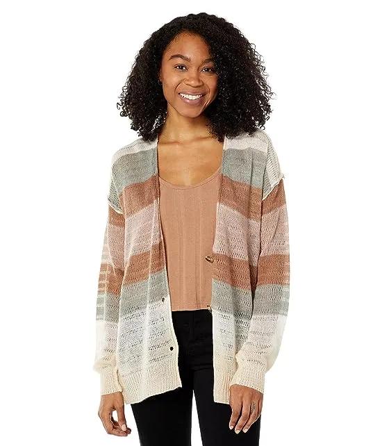 Delby Long Sleeve Color-Block Sweater
