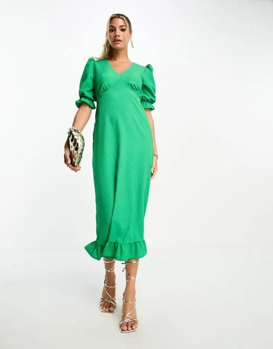 Delilah midi dress in green