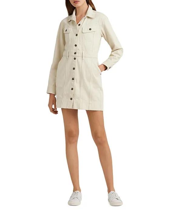 Denim Utility Shirt Dress