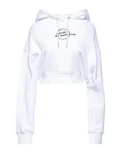DIESEL | White Women‘s Hooded Sweatshirt