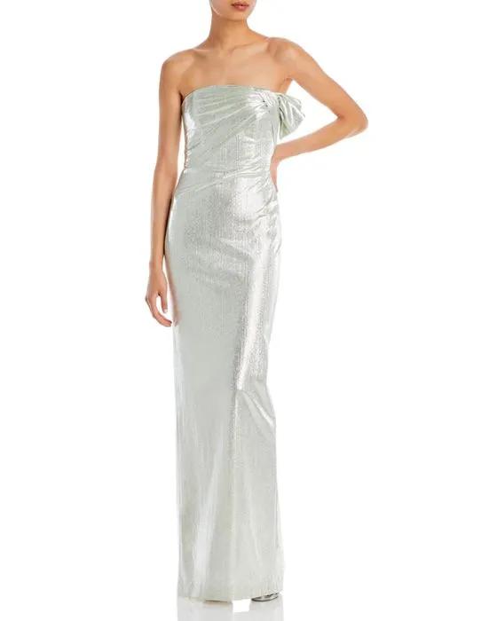 Divina Strapless Evening Gown