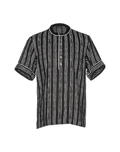 DOLCE & GABBANA | Black Men‘s Linen Shirt