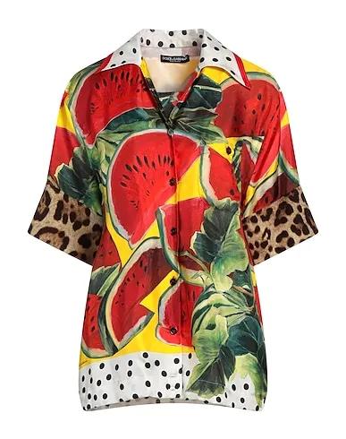 DOLCE & GABBANA | Red Women‘s Patterned Shirts & Blouses