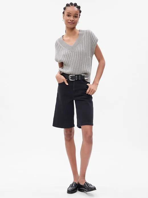 Dolman Rib Sweater Vest