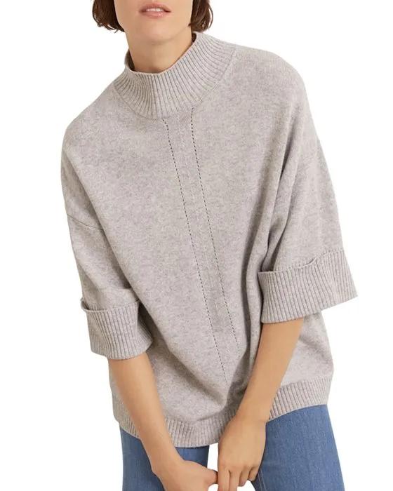 Domenica Wool Drop Sleeve Sweater