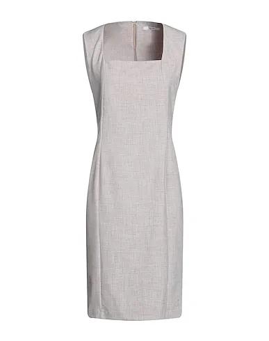 Dove grey Flannel Short dress