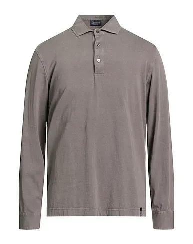 Dove grey Jersey Polo shirt