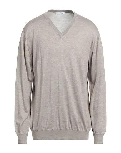 Dove grey Knitted Cashmere blend