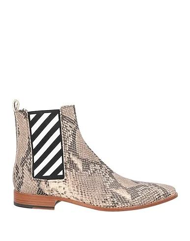 Dove grey Leather Boots