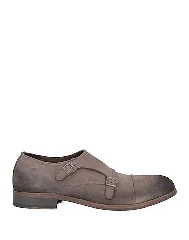 Dove grey Leather Loafers
