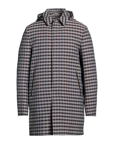Dove grey Piqué Full-length jacket
