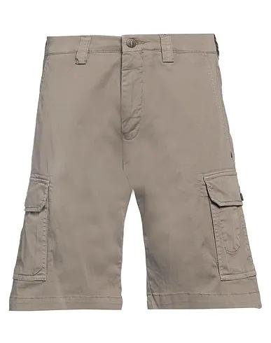 Dove grey Plain weave Shorts & Bermuda