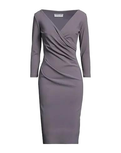 Dove grey Synthetic fabric Midi dress