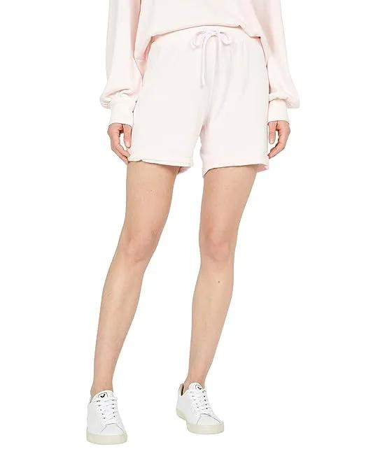 Drawsting Midi Shorts in French Terry