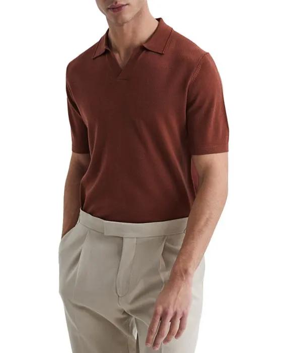 Duchie Short Sleeved Open Collar Polo