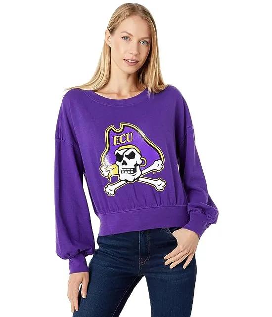 East Carolina Pirates Cropped Crew Neck Sweatshirt