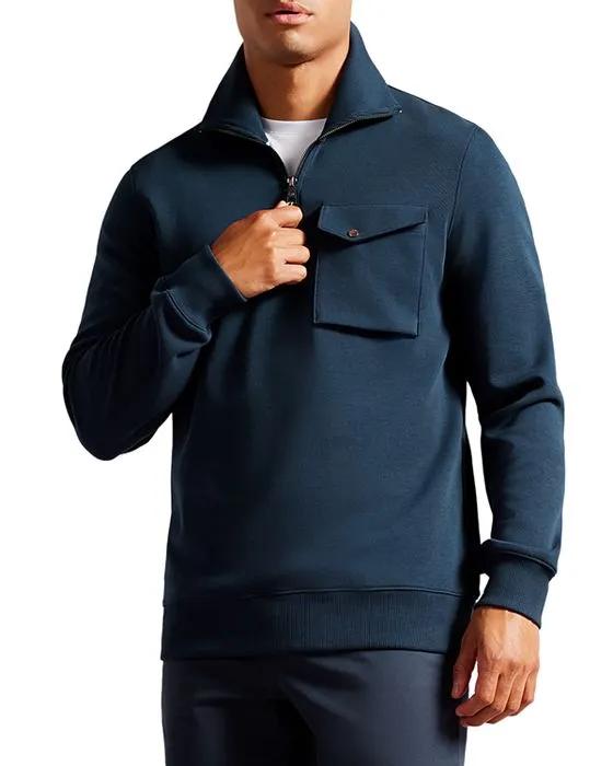 Ecois Funnel Neck Quarter Zip Sweater