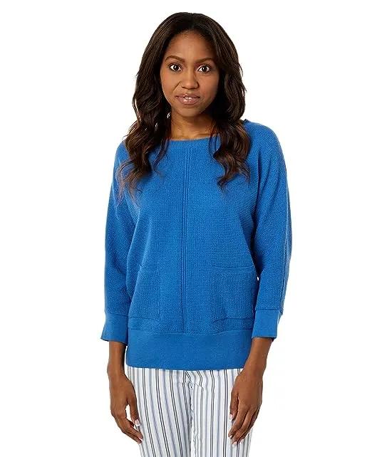 Ellie Organic Cotton Front Pocket Sweater