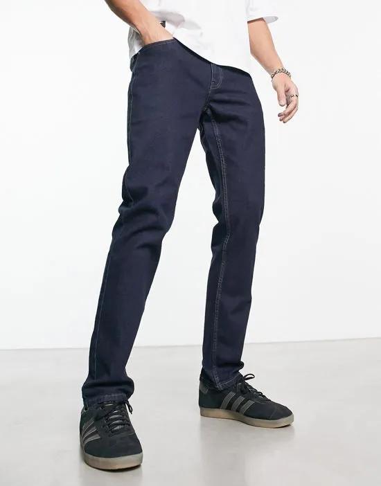 Elm stretch slim fit jeans in dark blue