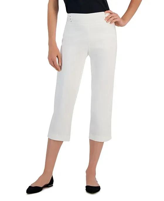 Embellished Pull-On Capri Pants, Created for Macy's