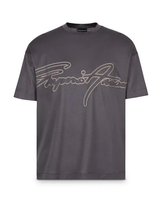 Embroidered Logo Tee