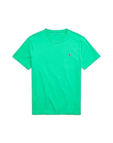 Emerald green Basic T-shirt CUSTOM SLIM FIT JERSEY CREWNECK T-SHIRT
