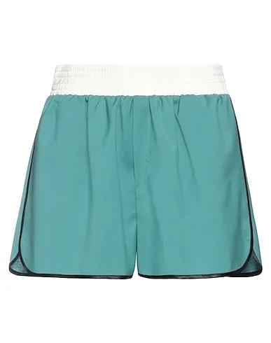Emerald green Cool wool Shorts & Bermuda