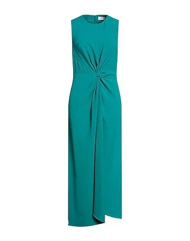 Emerald green Crêpe Long dress