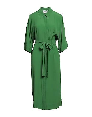 Emerald green Crêpe Midi dress