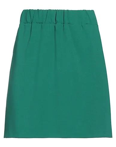 Emerald green Crêpe Mini skirt